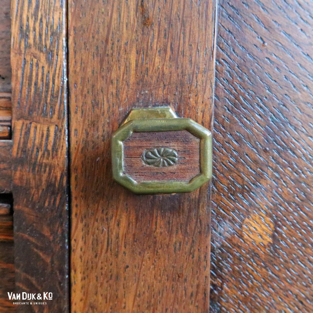 Vintage dressoir met spiegel - Afbeelding 12