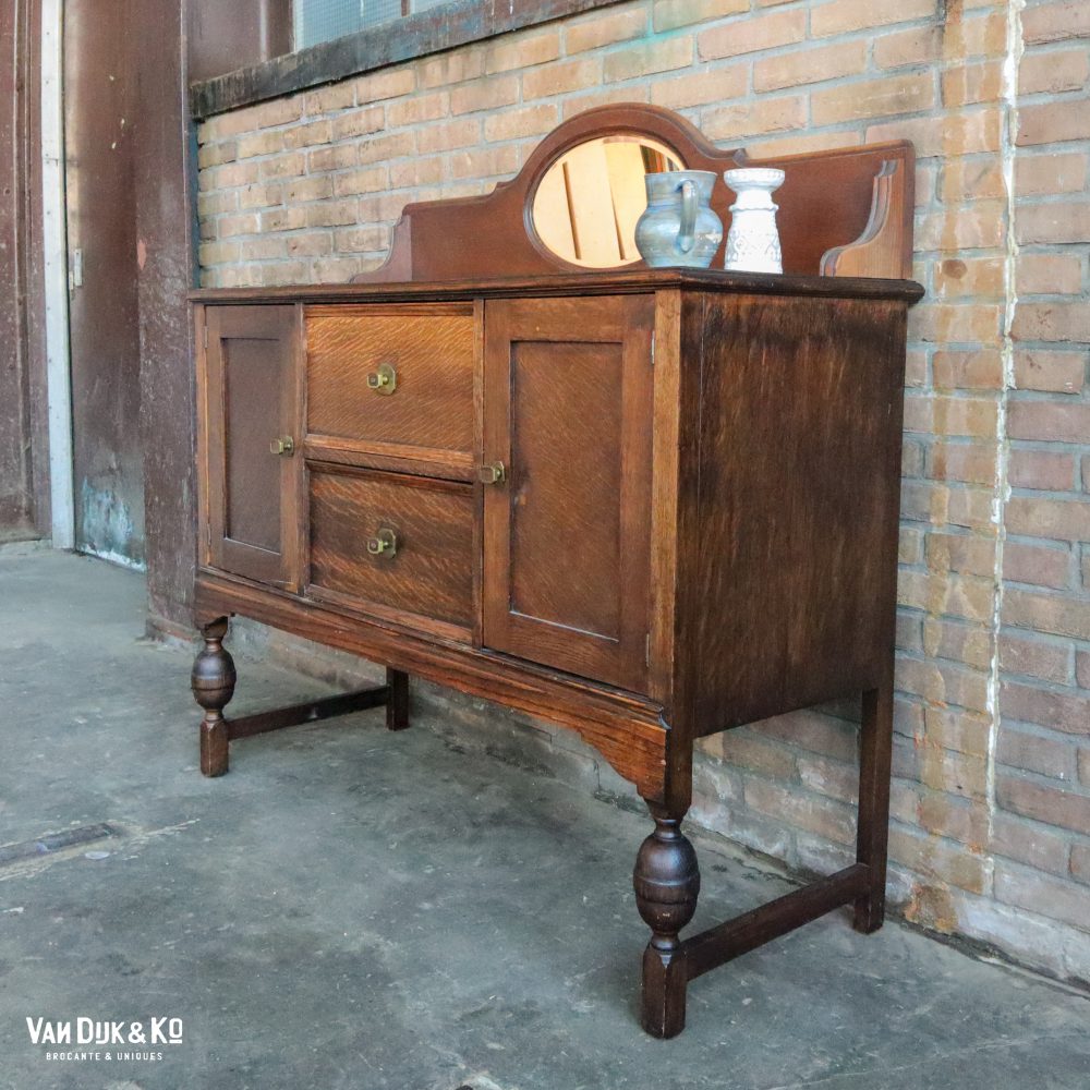 Vintage dressoir met spiegel - Afbeelding 5