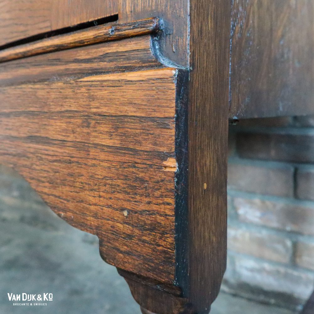 Vintage dressoir met spiegel - Afbeelding 11