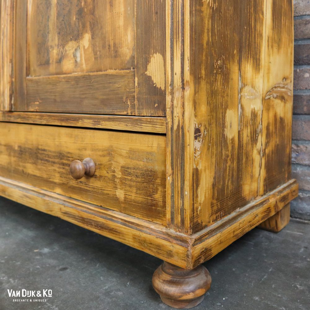 Brocante linnenkast - Afbeelding 9