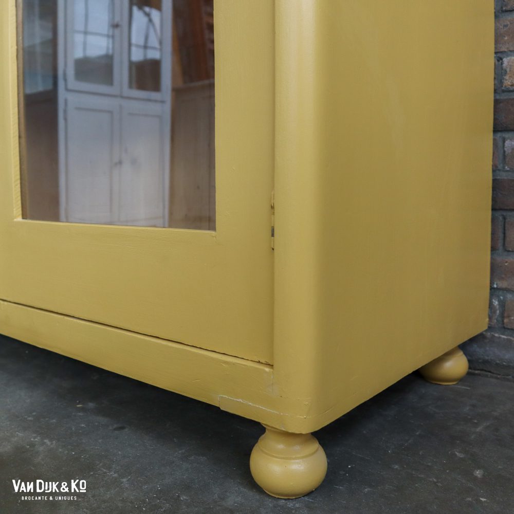 Gele vitrinekast - Afbeelding 6