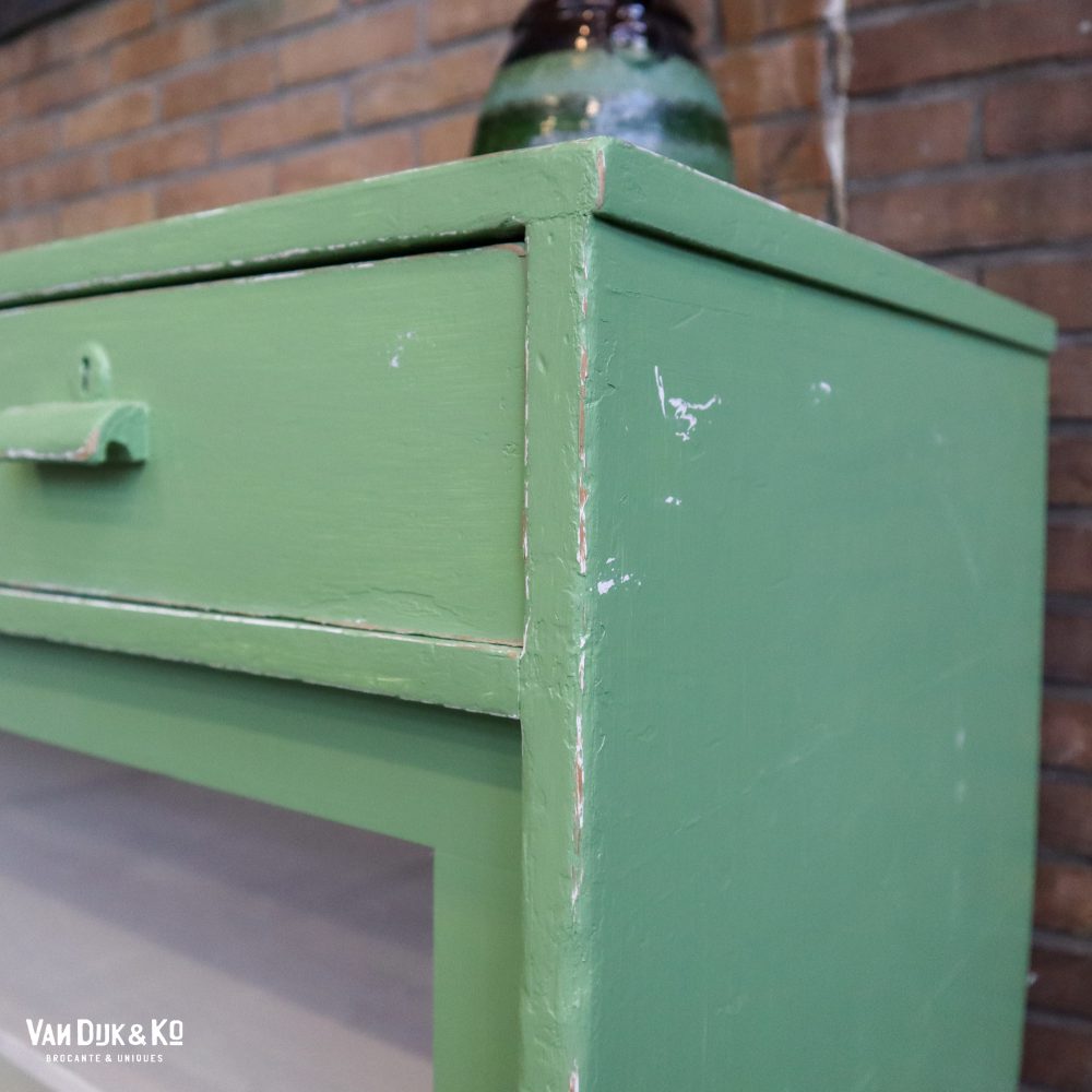 Brocante dressoir met schuifdeuren - Afbeelding 4