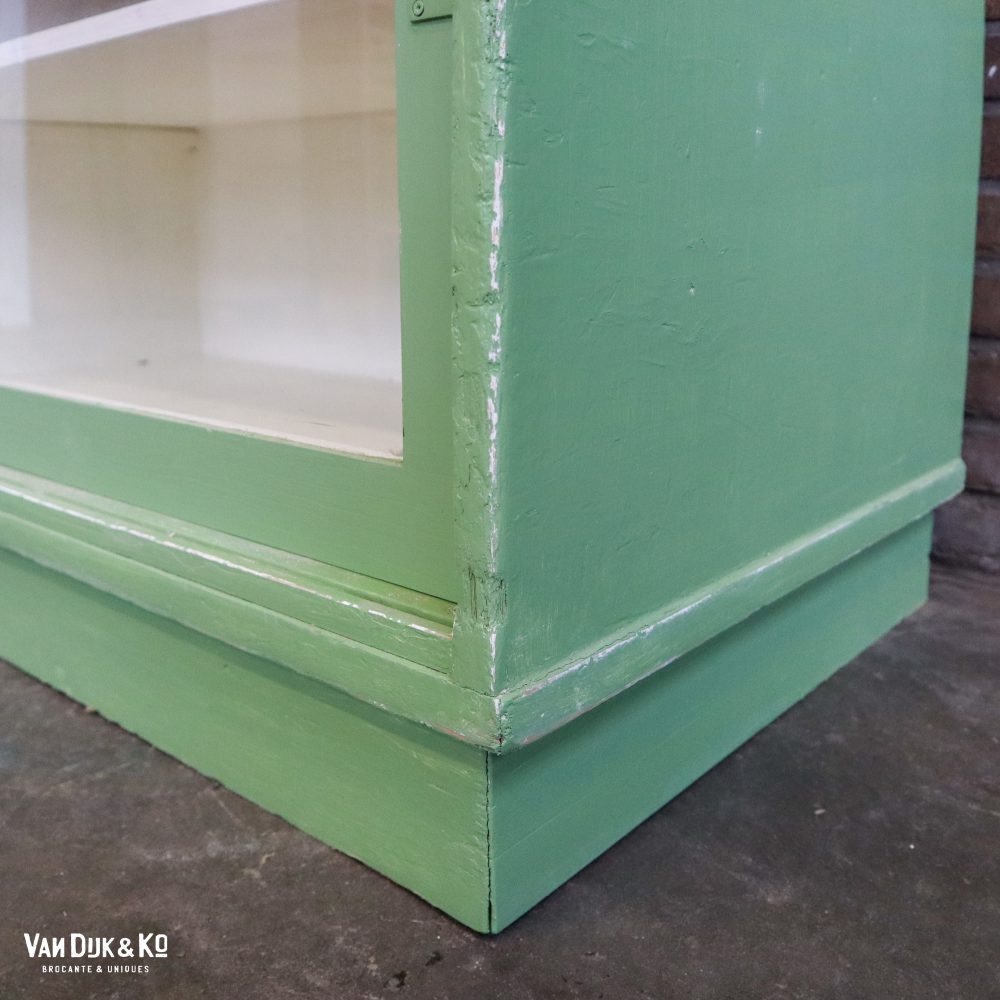 Brocante dressoir met schuifdeuren - Afbeelding 8