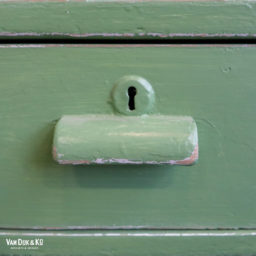 Brocante dressoir met schuifdeuren - Afbeelding 5