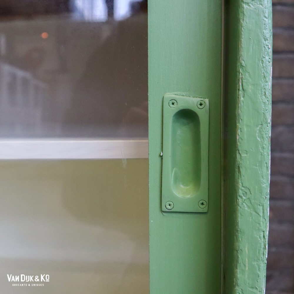 Brocante dressoir met schuifdeuren - Afbeelding 6