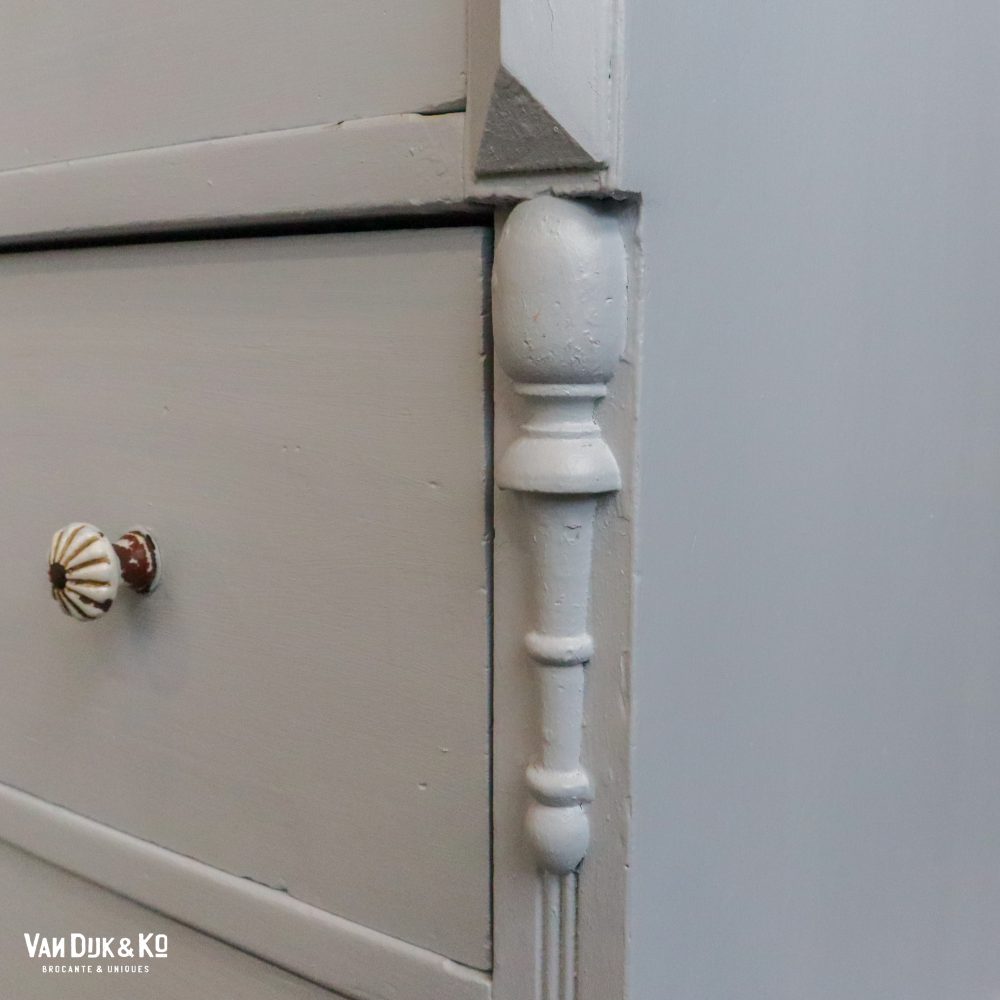 Lichtblauwe commode - Afbeelding 7