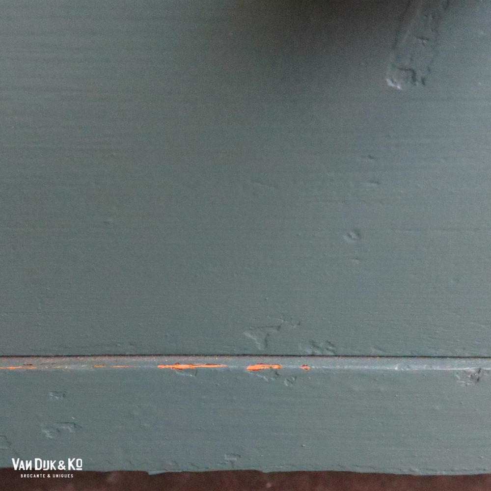 Groenblauwe vitrinekast - Afbeelding 9
