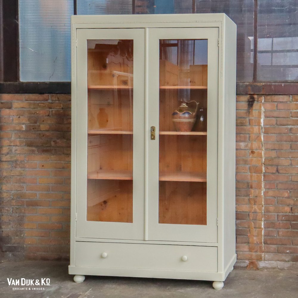 Brocante vitrinekast - Afbeelding 2