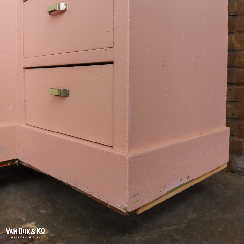 Brocante roze kast - Afbeelding 5