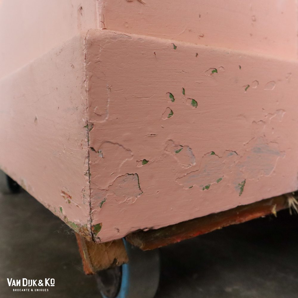 Brocante roze kast - Afbeelding 6