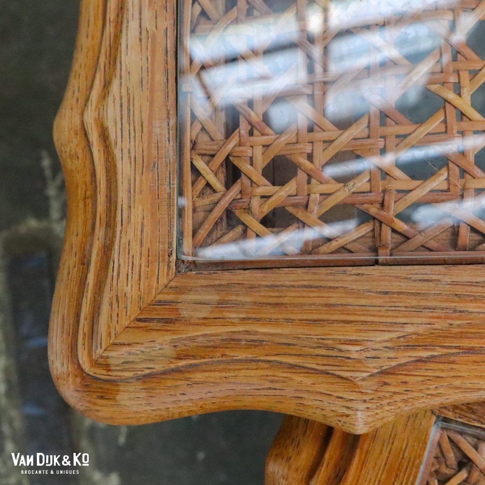 Vintage nesttafeltjes met webbing blad - Afbeelding 7