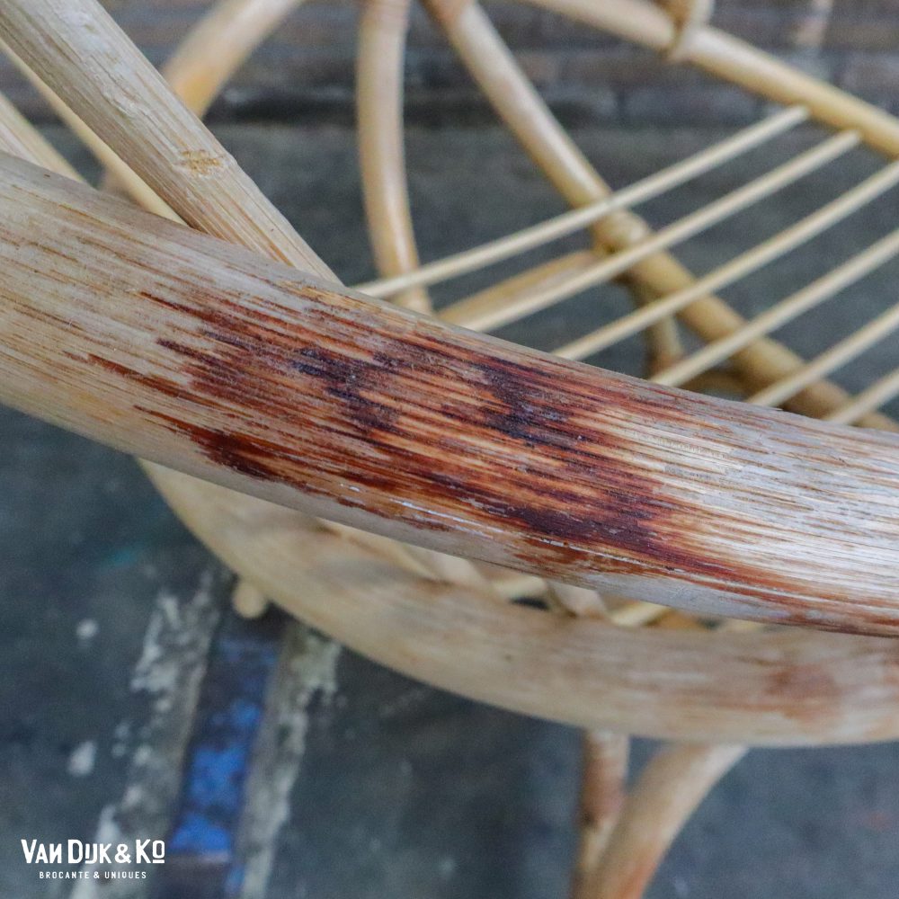 Vintage rotan stoelen - Afbeelding 5