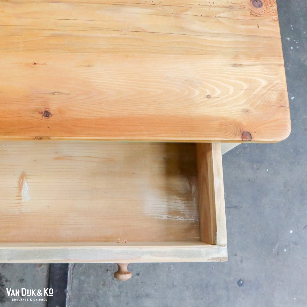 Brocante bureautje met la - Afbeelding 7