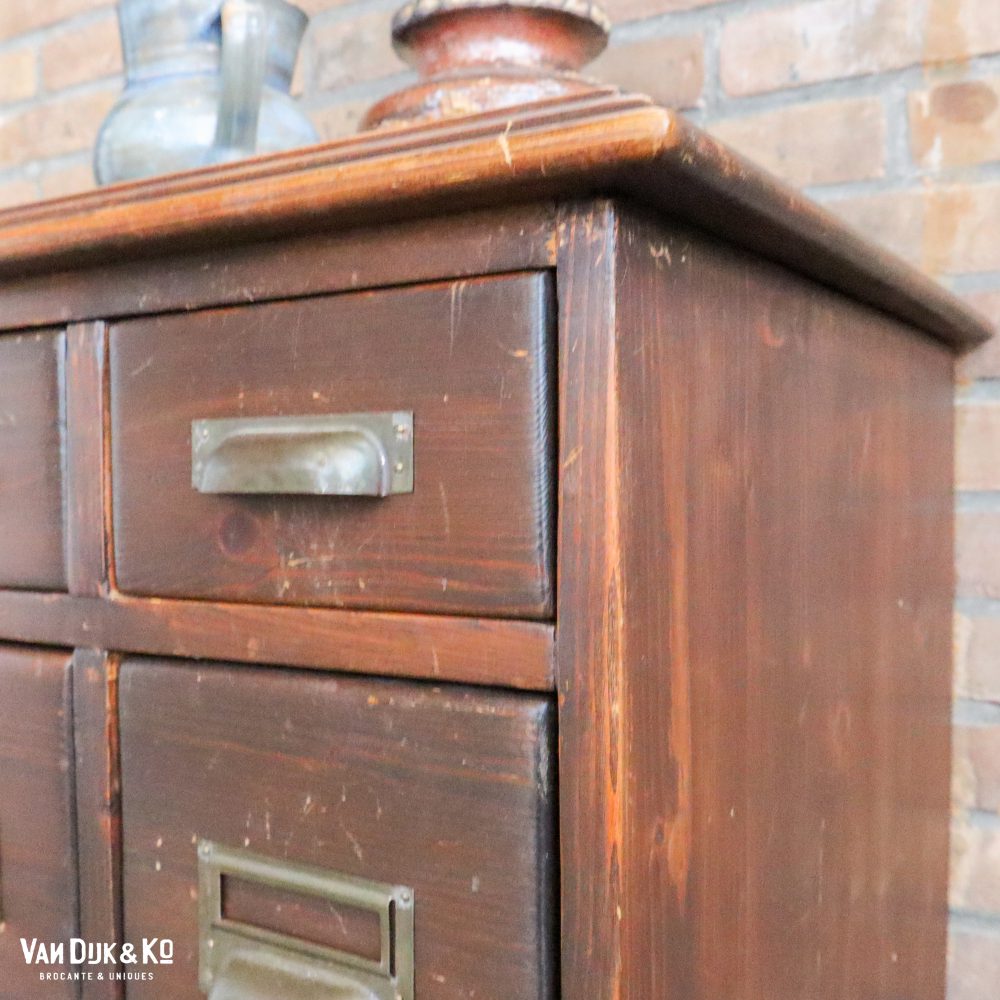 Brocante dressoir met lades - Afbeelding 9