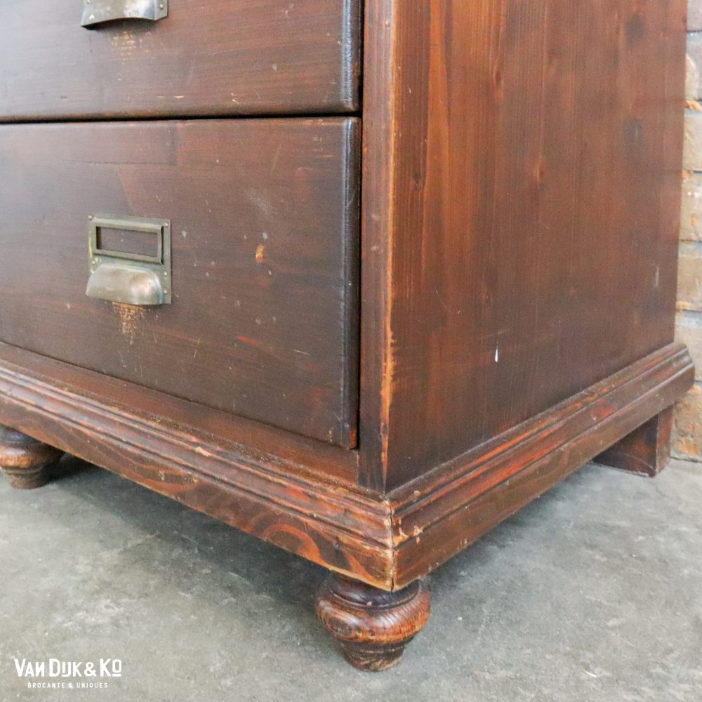 Brocante dressoir met lades - Afbeelding 14