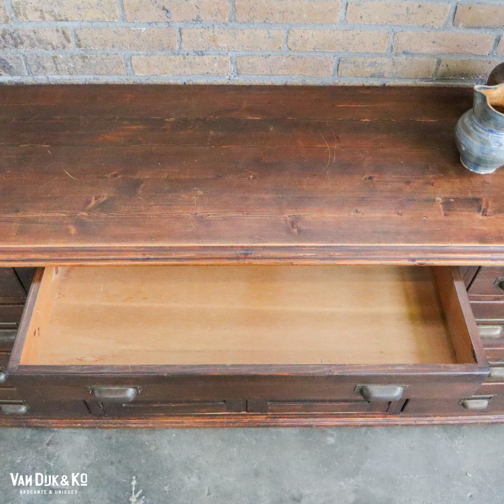 Brocante dressoir met lades - Afbeelding 6