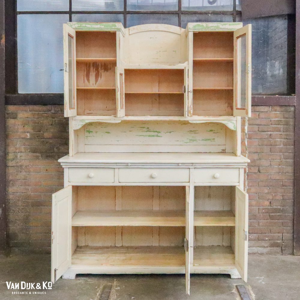 Brede brocante buffetkast - Afbeelding 3