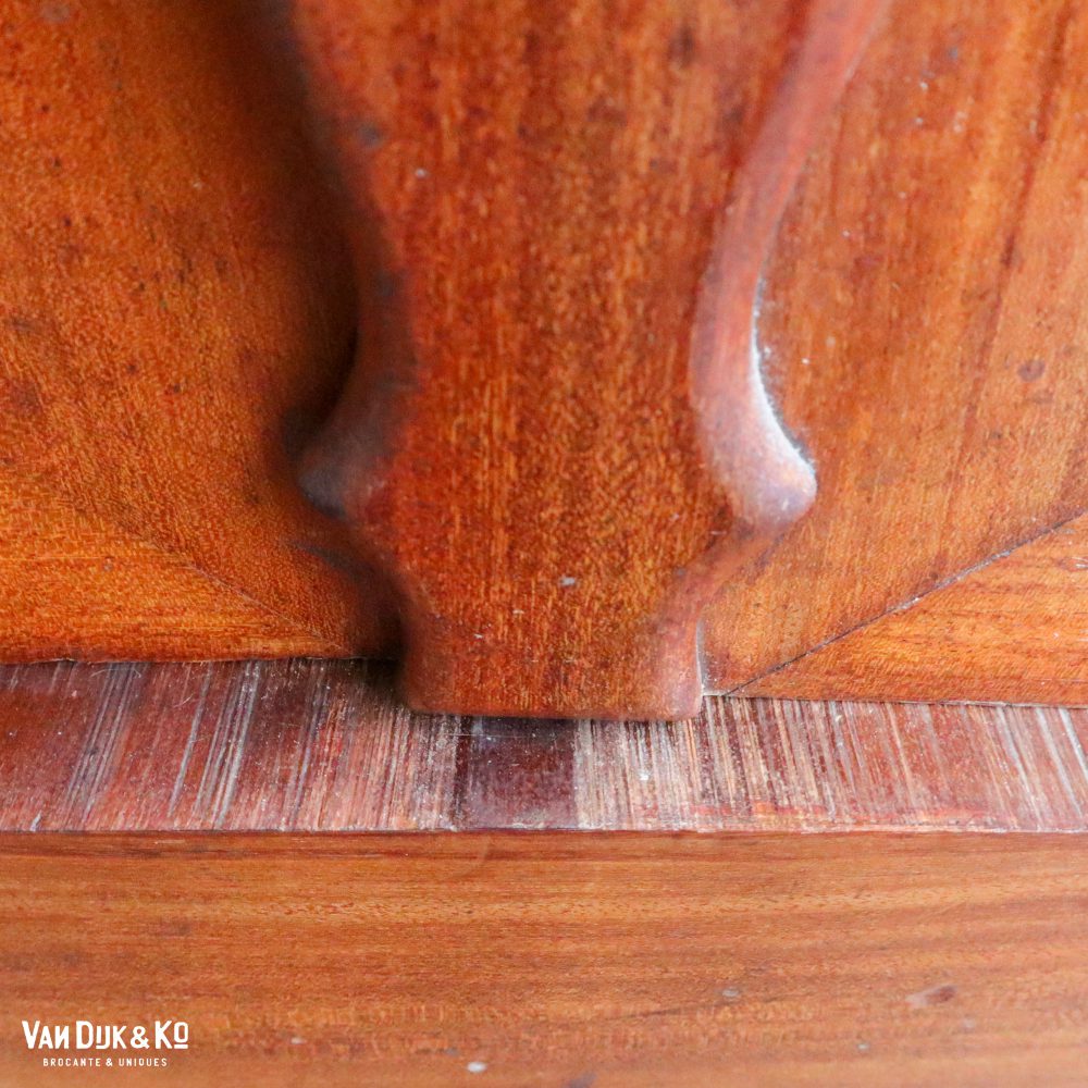 Biedermeier linnenkast met kuif - demontabel - Afbeelding 15