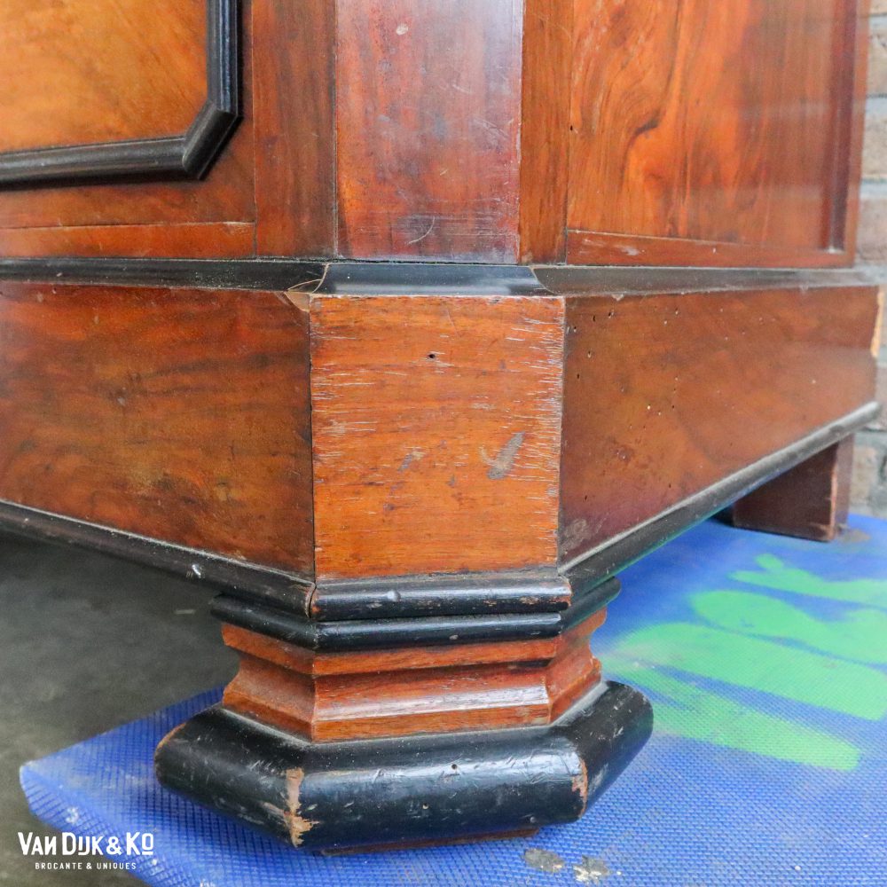 Antieke commode met spiegel - Afbeelding 12