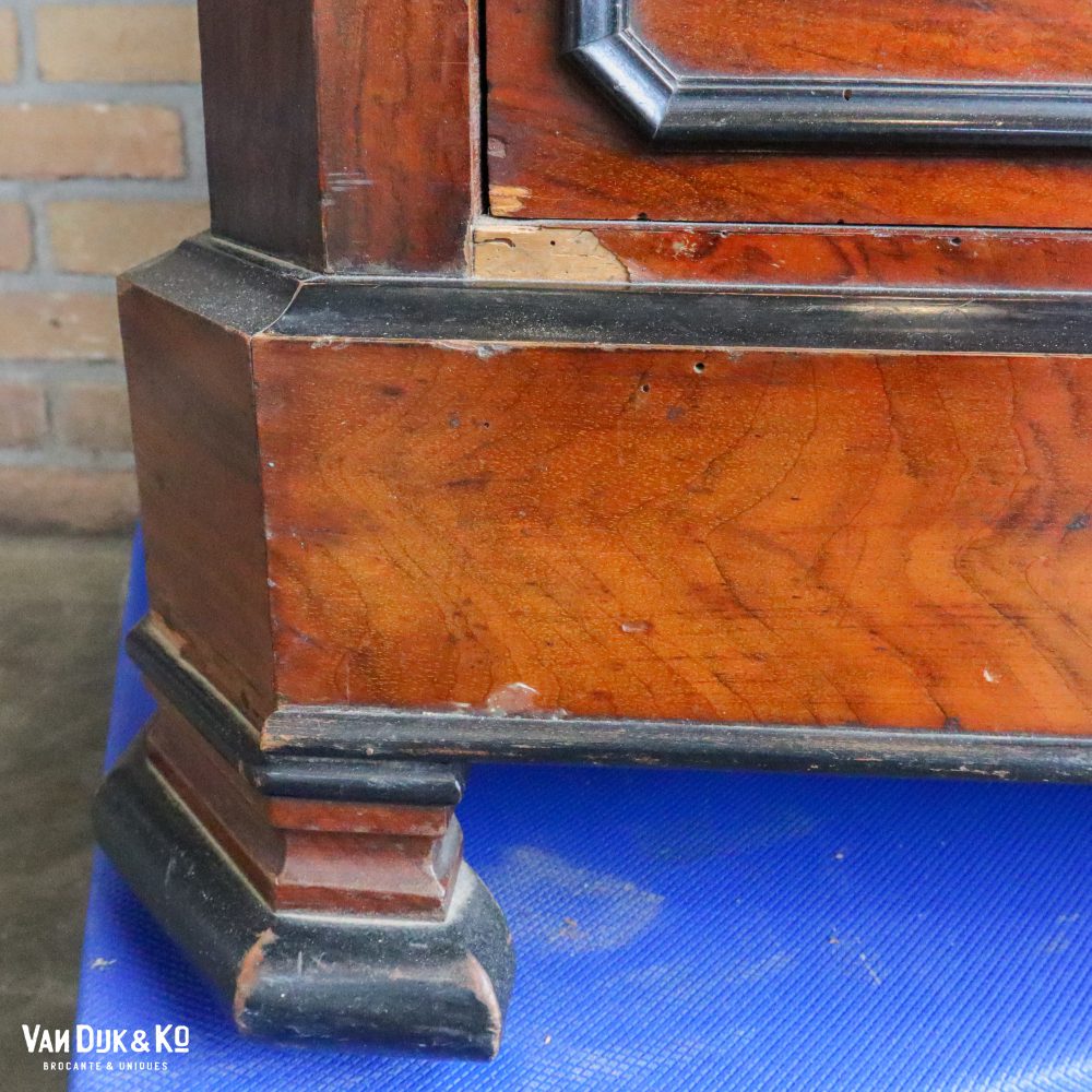 Antieke commode met spiegel - Afbeelding 11