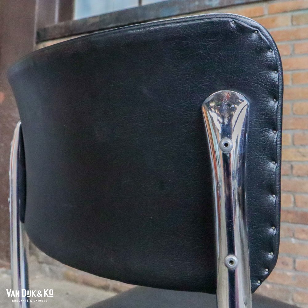 Vintage Tubax stoelen - 4 stuks - Afbeelding 9