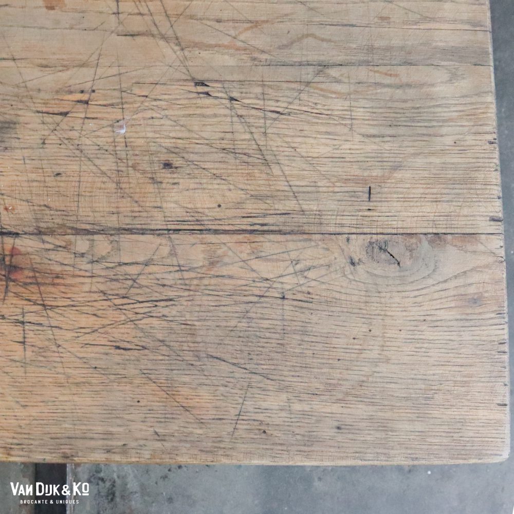Houten kruispoot tafel - Afbeelding 9