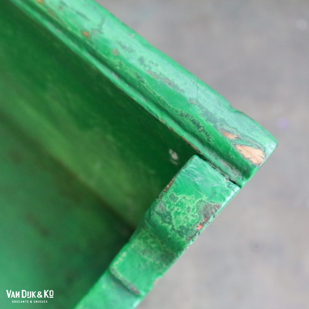 Groene brocante bank - Afbeelding 4