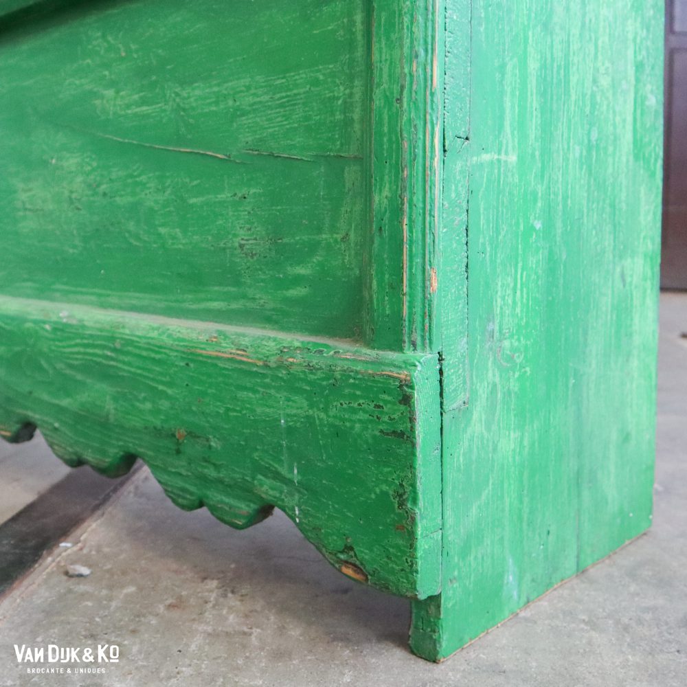 Groene brocante bank - Afbeelding 12