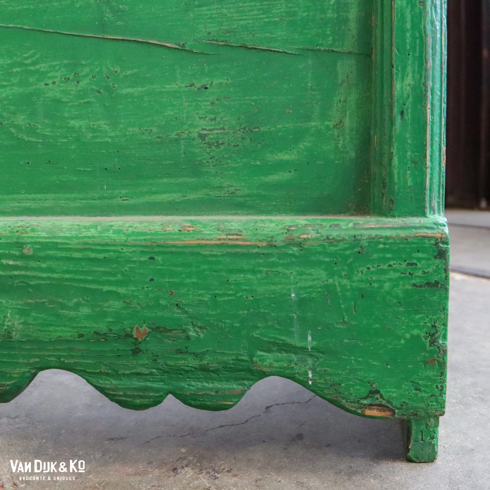 Groene brocante bank - Afbeelding 11