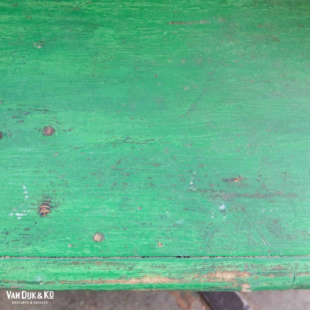 Groene brocante bank - Afbeelding 10