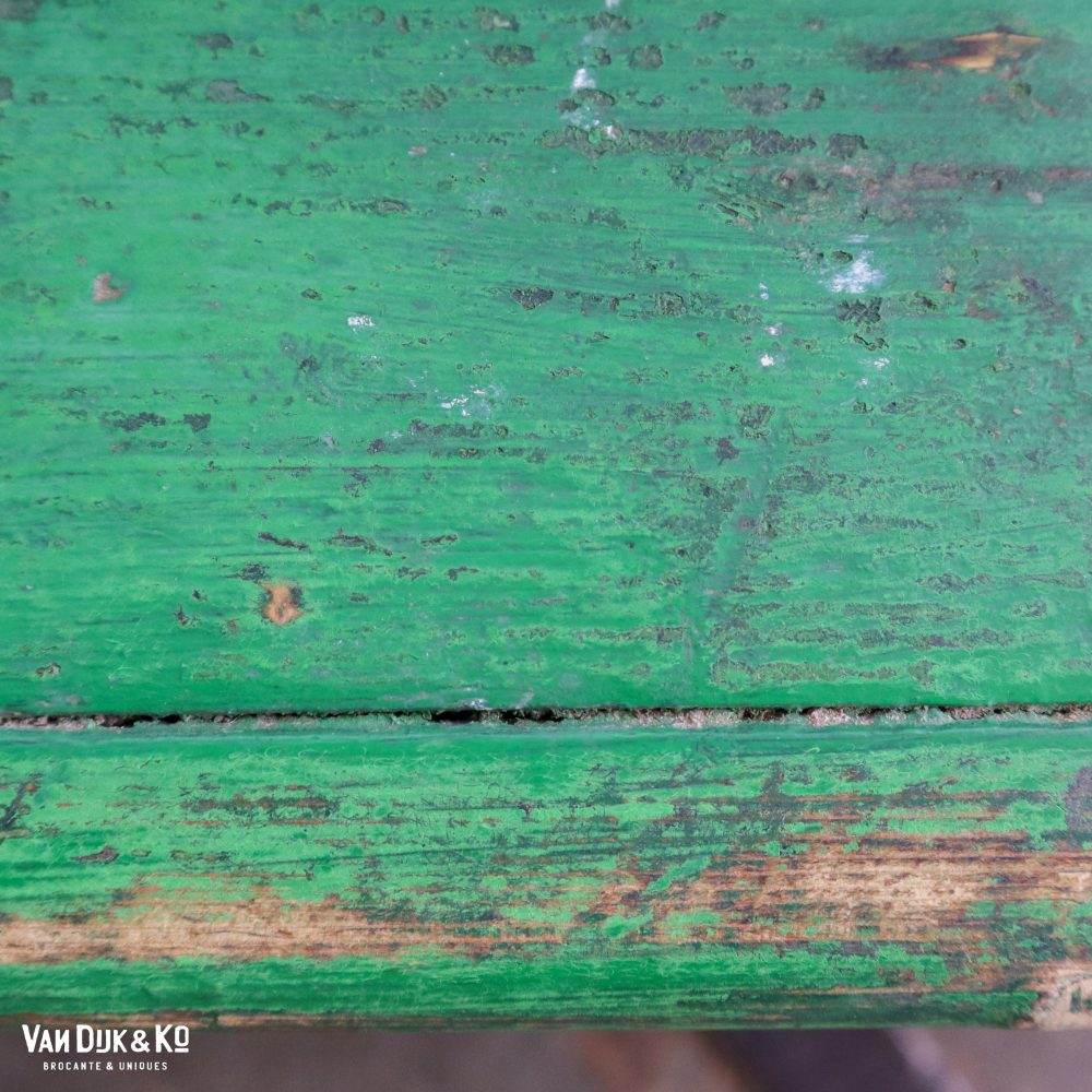 Groene brocante bank - Afbeelding 8