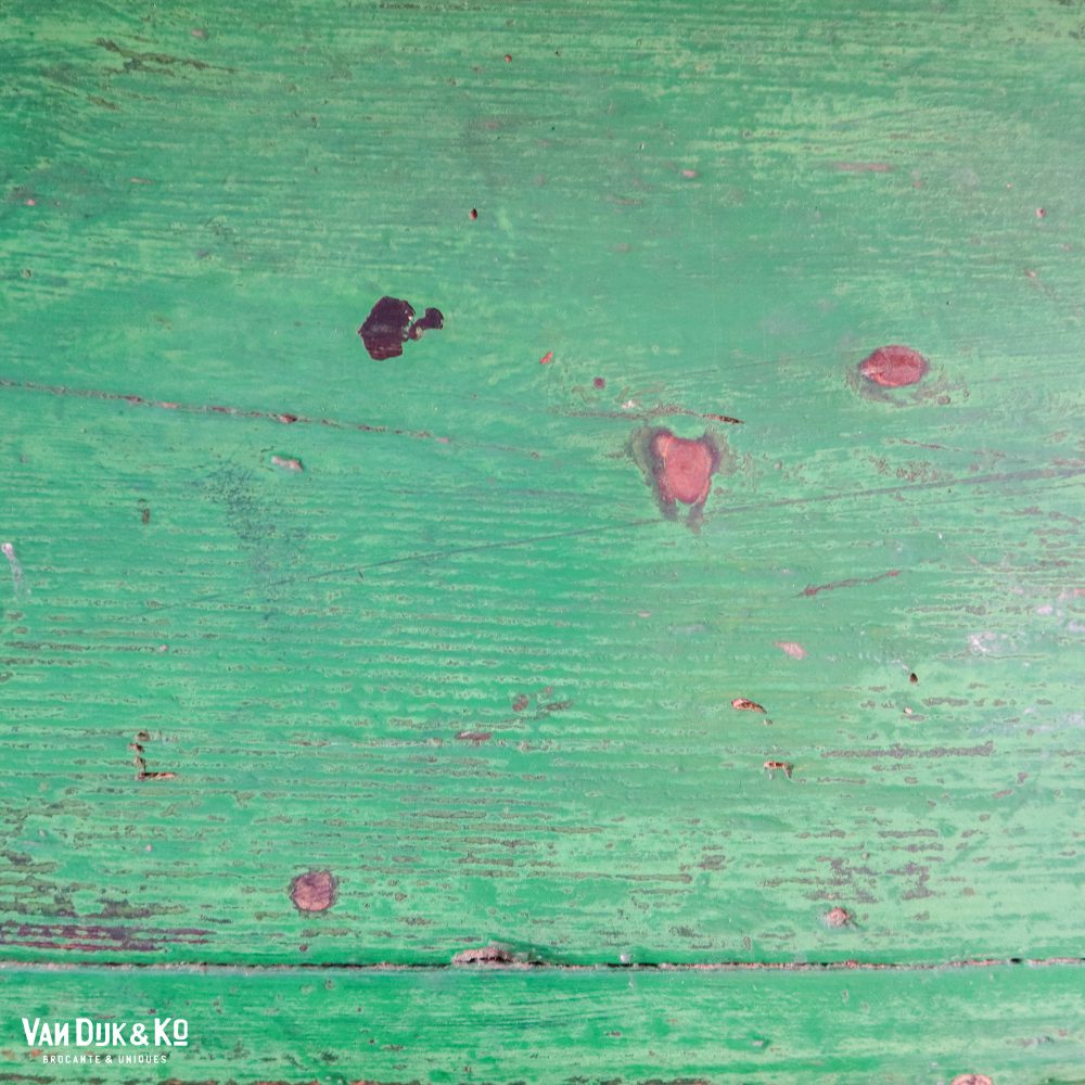 Groene brocante bank - Afbeelding 9