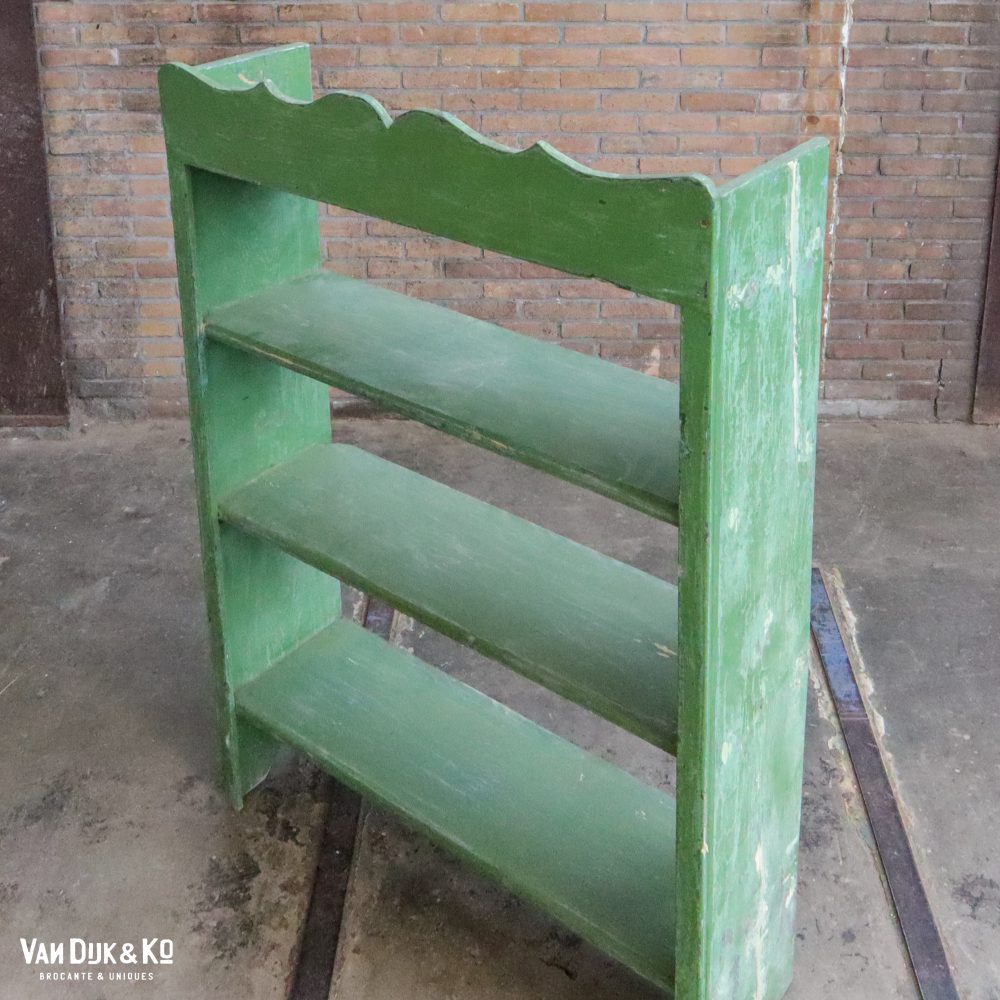 Verweerde groene boekenkast - Afbeelding 3