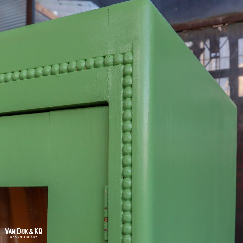 Groene vitrinekast - Afbeelding 6