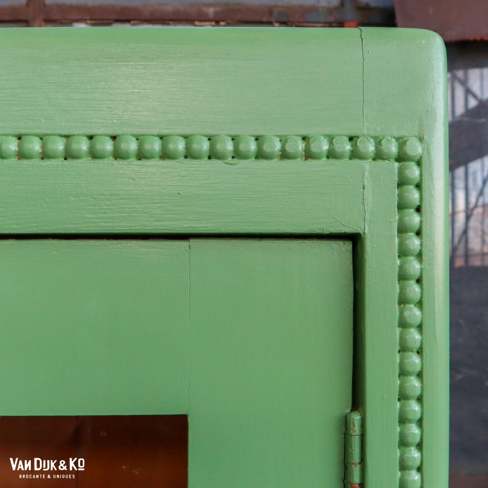 Groene vitrinekast - Afbeelding 7