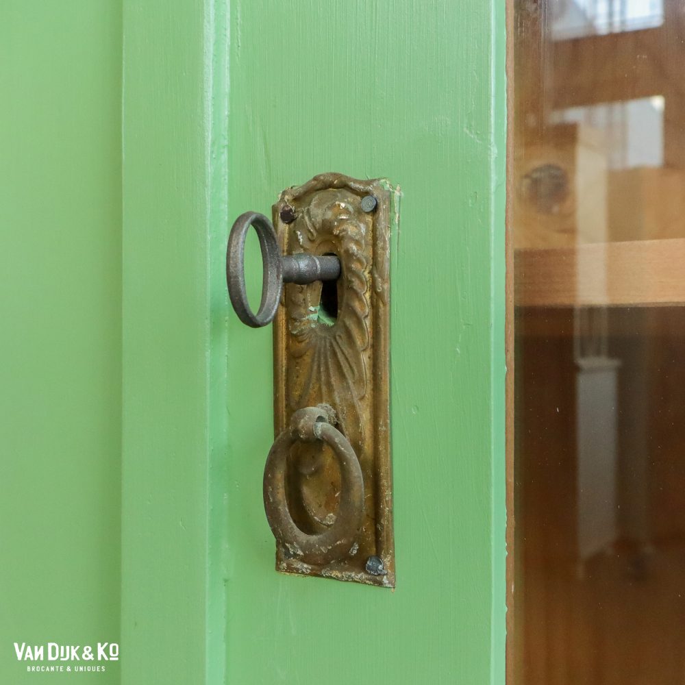 Groene vitrinekast - Afbeelding 8