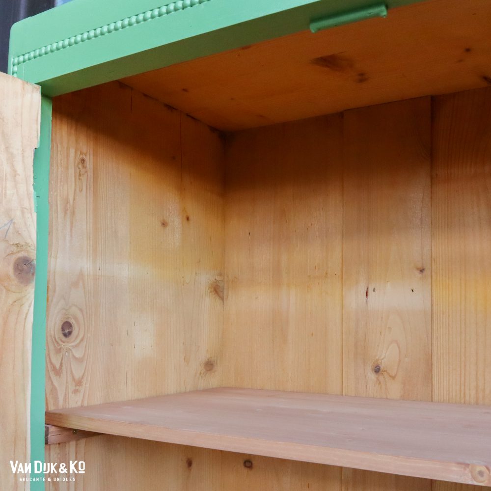Groene vitrinekast - Afbeelding 4