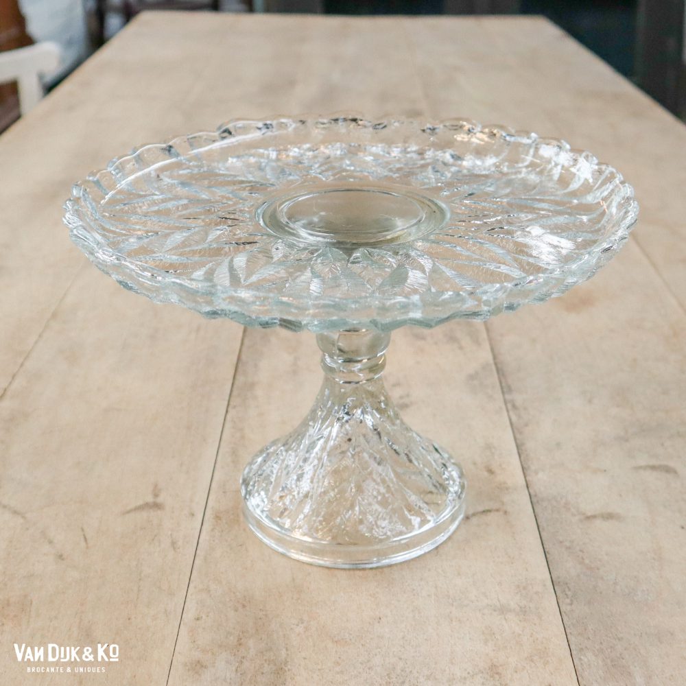 Diverse taartplateaus glas - Afbeelding 3