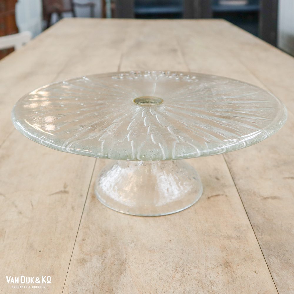 Diverse taartplateaus glas - Afbeelding 9