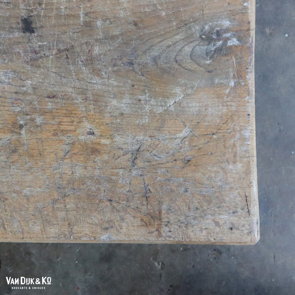 Lage houten slachttafel - Afbeelding 4