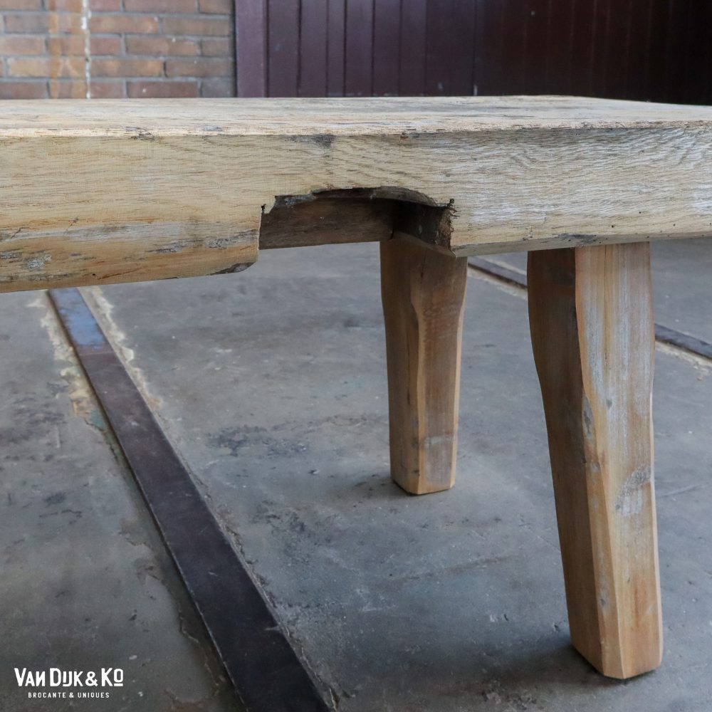 Lage houten slachttafel - Afbeelding 8