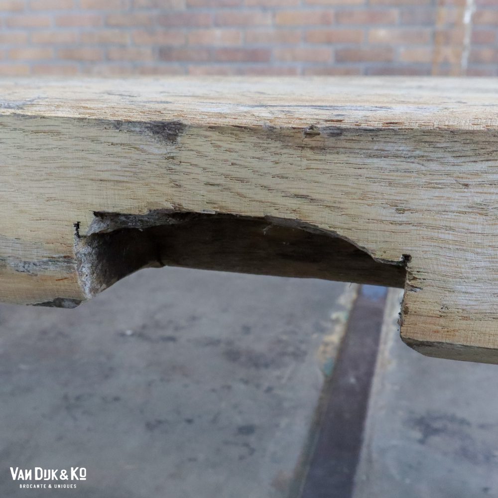 Lage houten slachttafel - Afbeelding 9