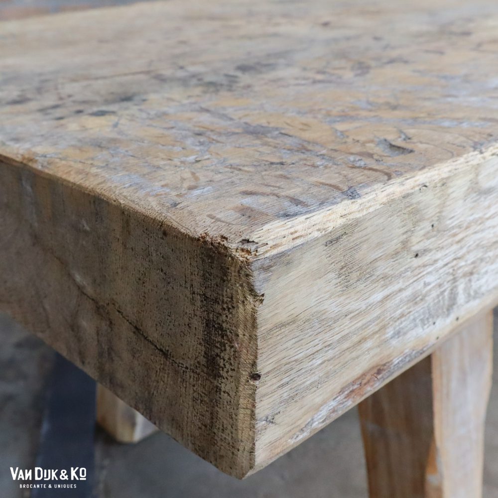 Lage houten slachttafel - Afbeelding 6