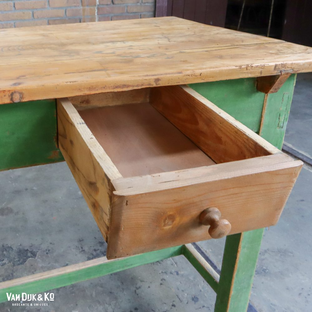 Brocante bureautje met la - Afbeelding 7