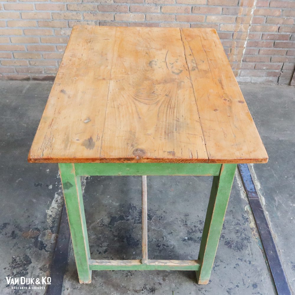 Brocante bureautje met la - Afbeelding 4