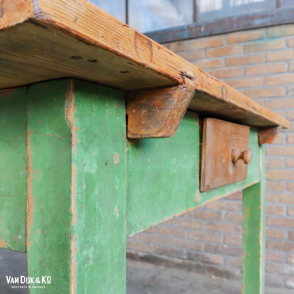 Brocante bureautje met la - Afbeelding 8