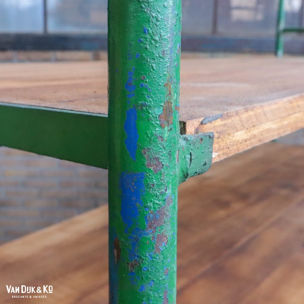 Groen industrieel rek/trolley - Afbeelding 6