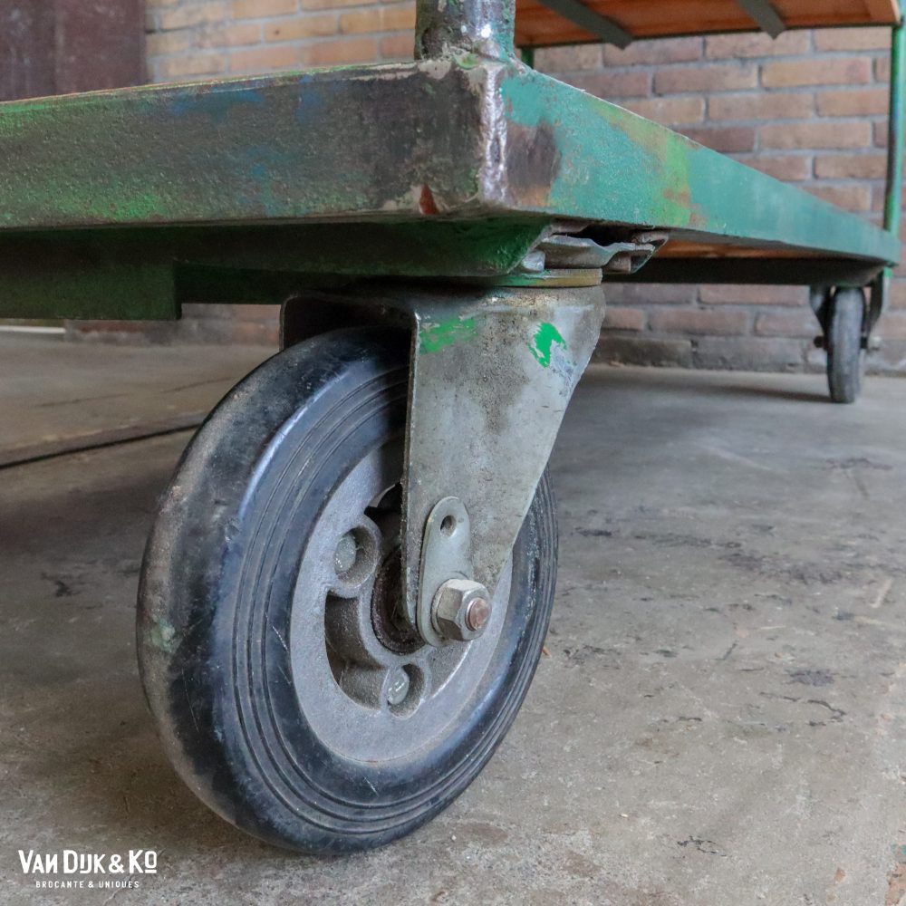 Groen industrieel rek/trolley - Afbeelding 10