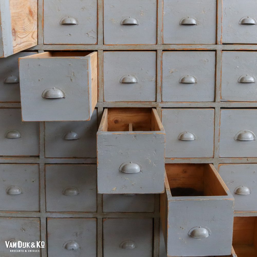 Grote vintage ladekast - Afbeelding 4