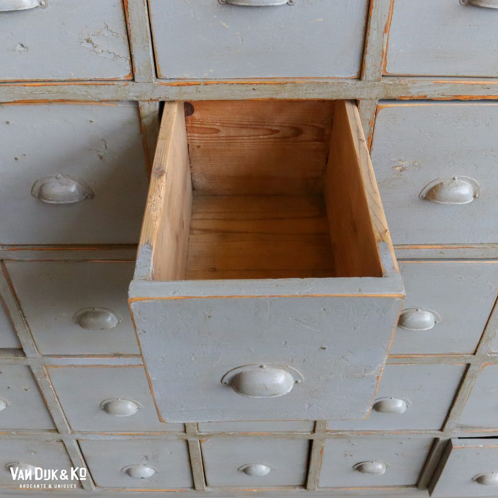 Grote vintage ladekast - Afbeelding 5